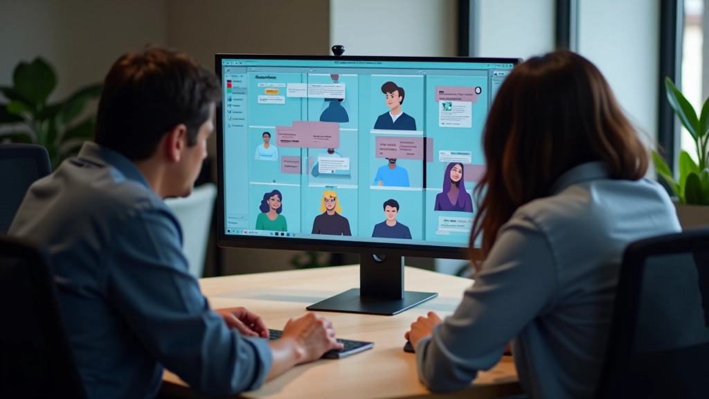 Team collaborating in real-time on Figma with multiple cursors visible, showing live editing and commenting features in action