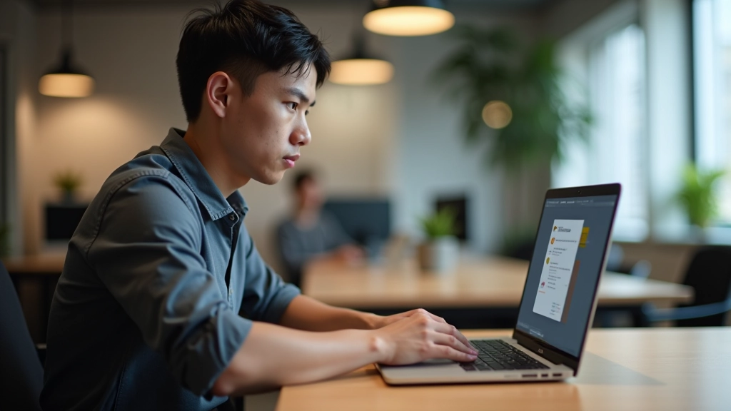 Designer working on Figma prototype with multiple interactive frames visible, showing design system components being arranged