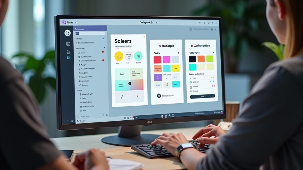 Well-structured Figma component library showing design system organization